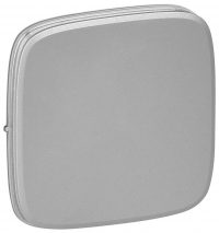 Valena Allure Лиц.панель Выкл  1-клав.  Алюминий