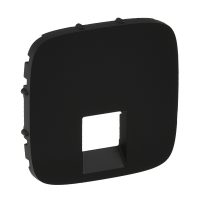 Valena Allure Лиц.панель Розетки  RJ45/ RJ11  Антрацит