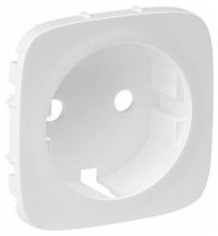 Valena Allure Лиц.панель Розетки  2К+З  Белый