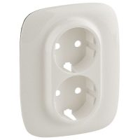 Valena Allure Лиц.панель Розетки  2х (2К+3)  Жемчуг