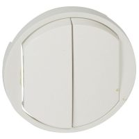 Celiane Лиц.панель Выкл  2-клав.  Белый