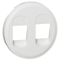 Celiane Лиц.панель Розетки  2-места акустич.  Белый