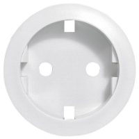 Celiane Лиц.панель Розетки  2К+З силовая нем.ст. Белый