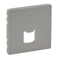Valena Life Лиц.панель Розетки  RJ-45/ RJ-11 Алюминий