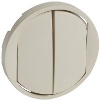 Celiane Лиц.панель Выкл  2-клав.   Слон. кость