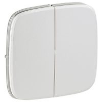 Valena Allure Лиц.панель Выкл  2-клав. Перламутр